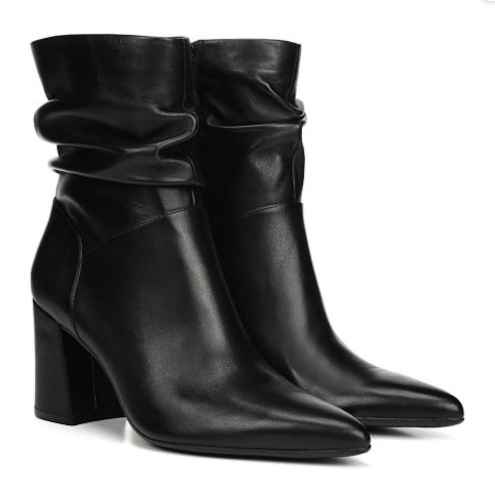 COPY - Naturalizer Hollace slouchy leather chunky ankle booties - Picture 1 of 6